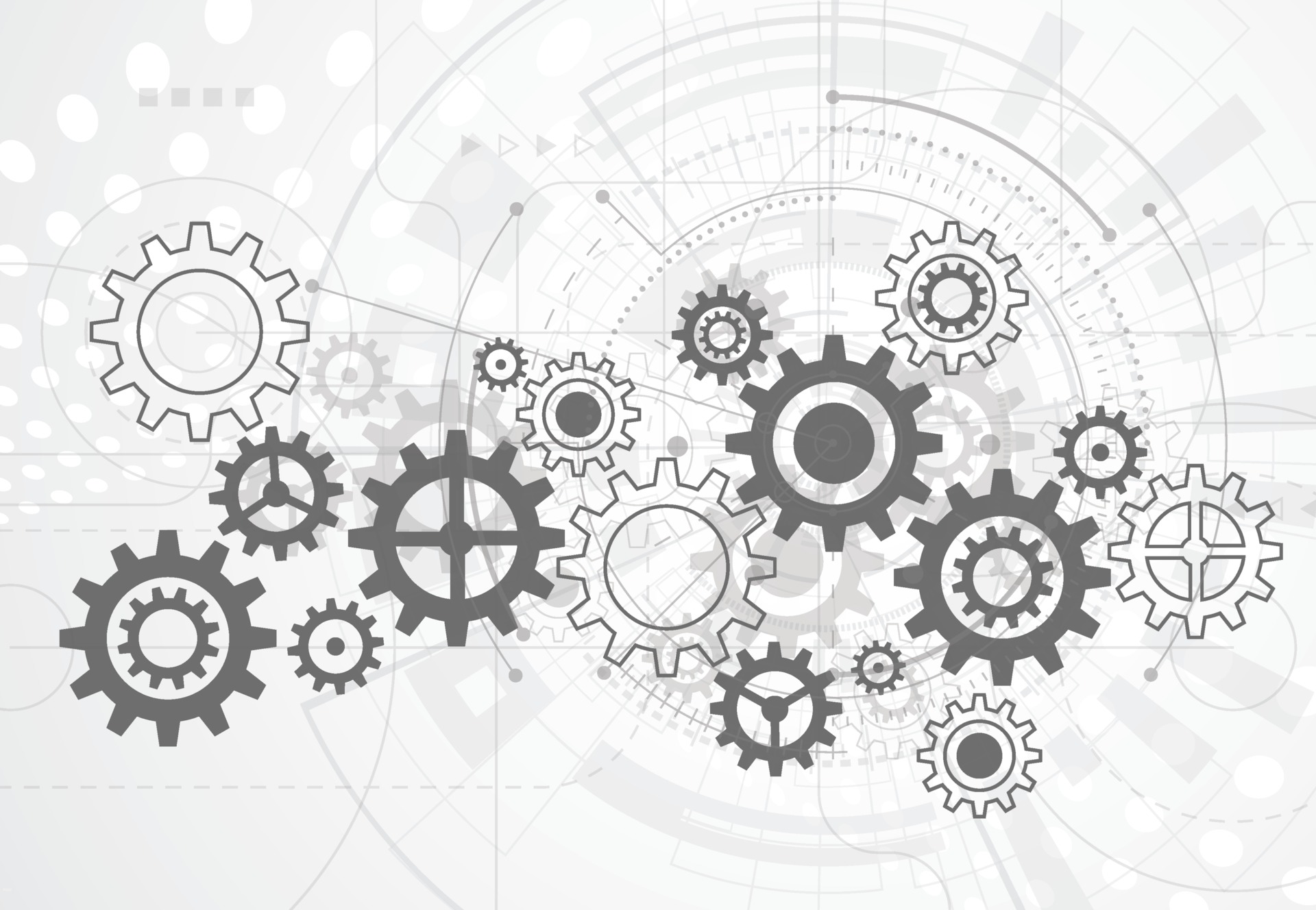 Circuitos electrónicos como representación de tecnología aplicada